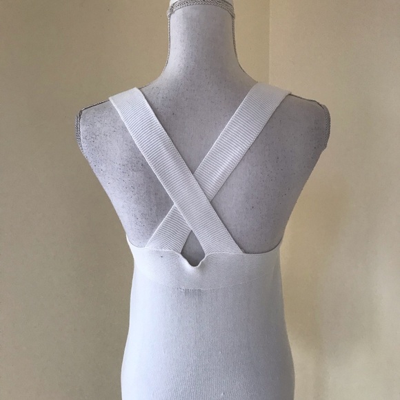 LOFT Size SP white knit Tank top - Picture 3 of 8